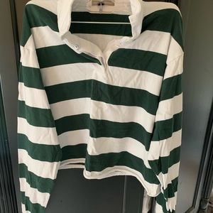 Brandi Melville Crop rugby top